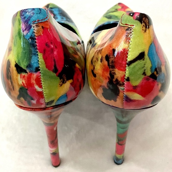 Steve Madden NALA Stiletto High Heel Patent Leather platform Pumps Sz 9.5 - Picture 9 of 16